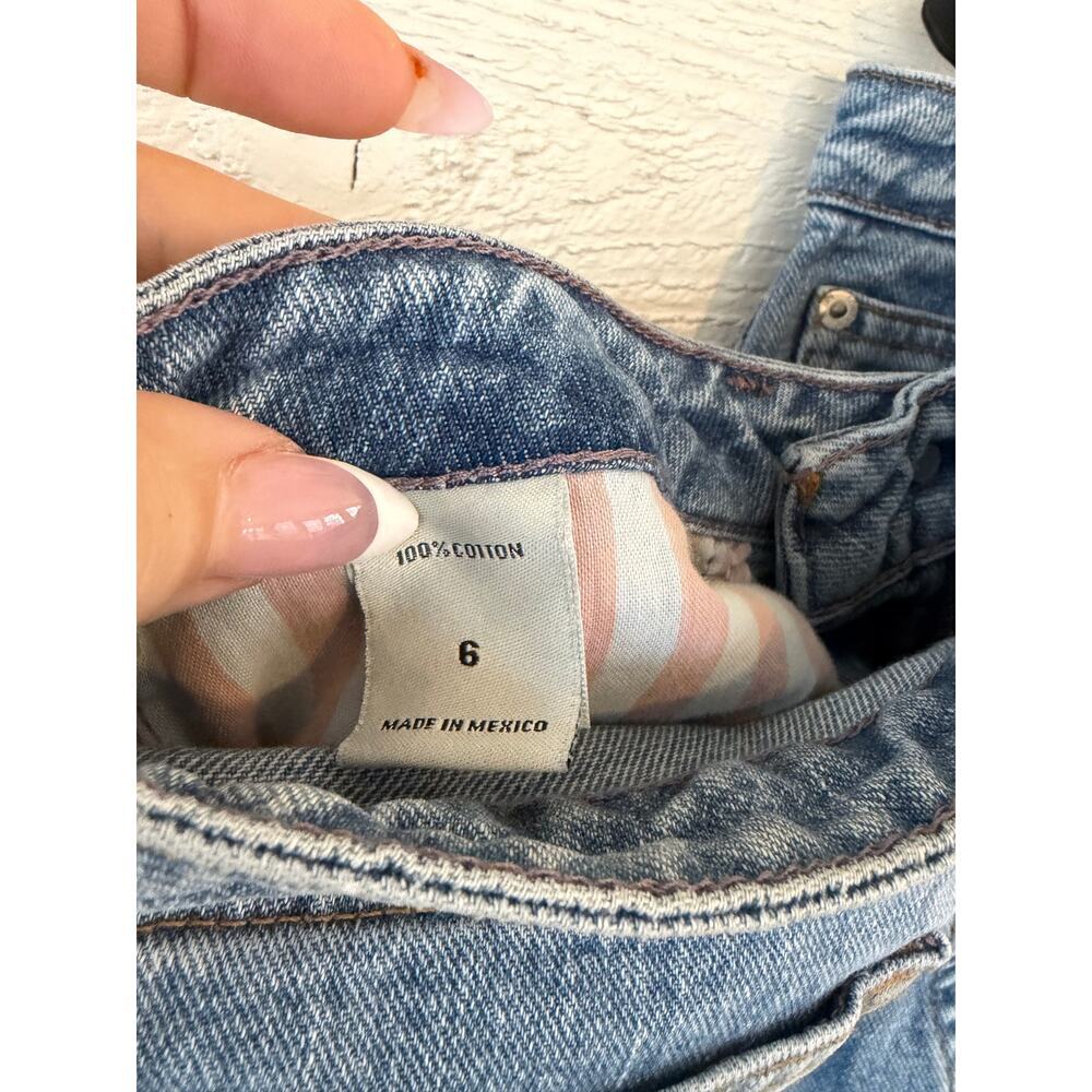 London Jean Light Wash Straight Leg Jeans Size 6 Classic Blue Denim - Picture 5 of 9